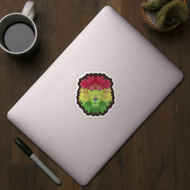 Rasta lion 3D by FernyDesigns